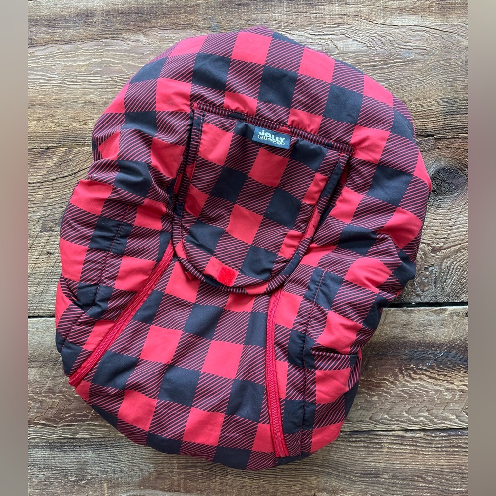 Jolly Jumper Checkered Car Seat Cover